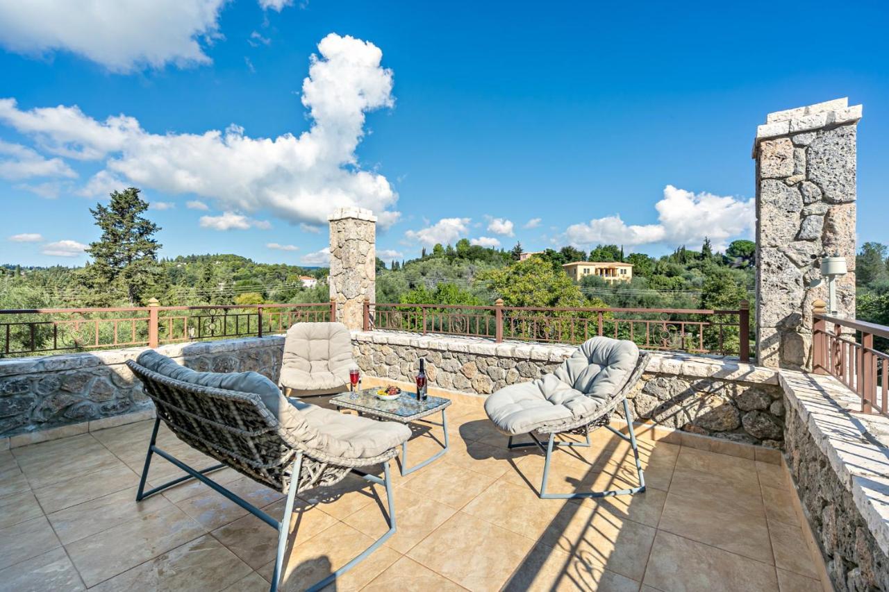 Filia Stone Villa Gouvia Dış mekan fotoğraf